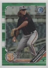 2019 Bowman Chrome Prospects Green Refractor 52/99 Shaun Anderson #BCP-211 0c6