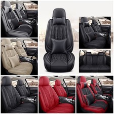Leather Seat Covers Set For 2005-2026 Honda Civic 5 Seats Front Rear Protector