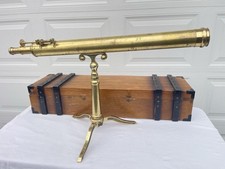 Vintage Large Tasco Brass Telescope 60x60 4B Japan