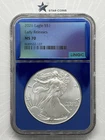 2026 Silver Eagle NGC MS70 Electric Blue Core