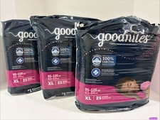 Goodnites Girls' Nighttime Bedwetting Underwear Huge Size - XL - 63ct READ