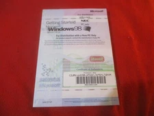 Getting Started Microsoft Windows 98 2nd Edition Manual & Product Key