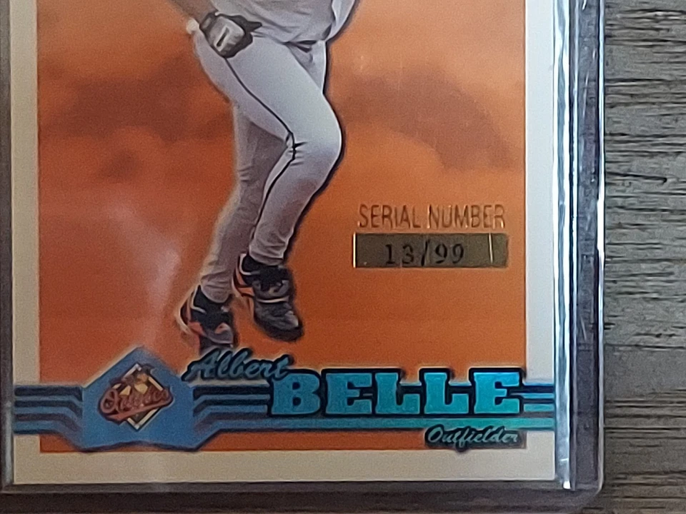 Albert Belle 2000 Pacific Paramount Card #29. Rare NUMBERED 13/99.  Orioles - Image 2 of 3