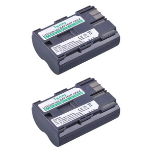 2x BP-511A Battery for Canon Powershot G1 G2 G3 G5 G6 MV30 FVM10 FV400 MV700