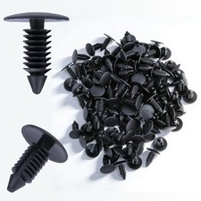 PCS Car Plastic Trim Rivets Push Clip Fastener, 8mm Fender Clips 200