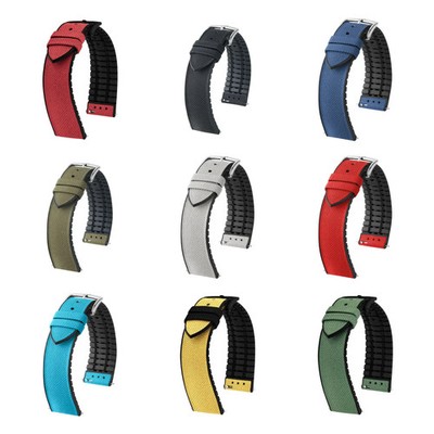 HIRSCH Arne - Veganes Performance-Uhrenarmband - 9 Farben - 5 Breiten