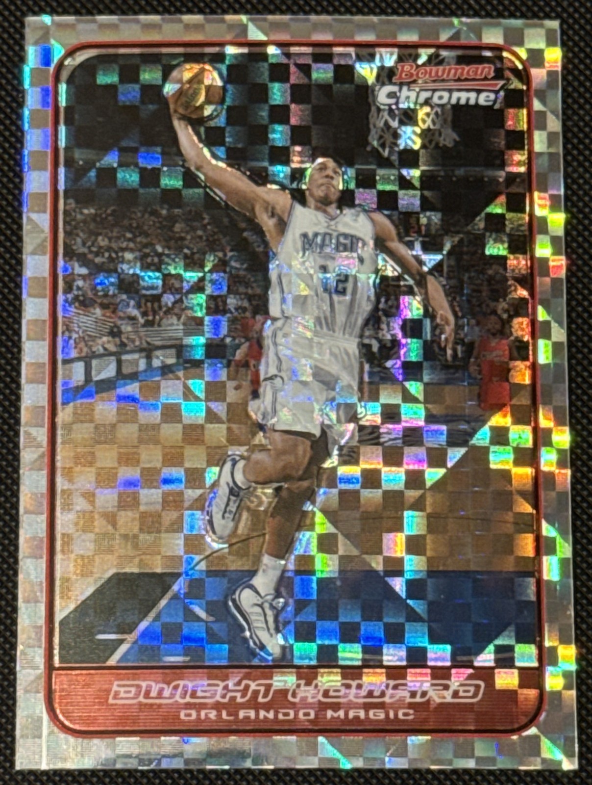 2006-07 Bowman Chrome Basketball Dwight Howard X Fractors /150 #14 Magic