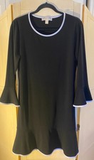 MICHAEL KORS Black and White Dress Classy Size Large