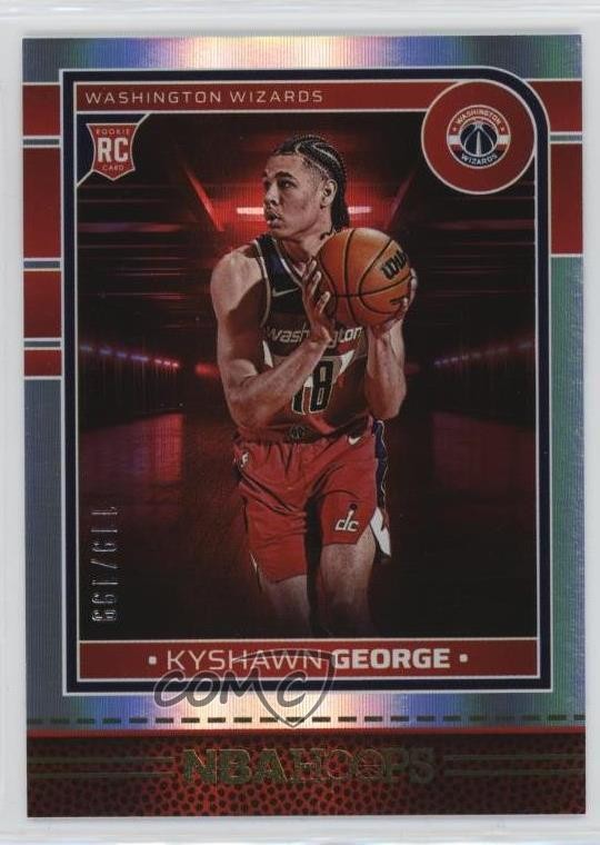 2024 Panini NBA Hoops Rookies Premium Box Set /199 Kyshawn George #254 Rookie RC