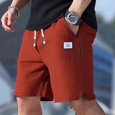 2026 New Men's Shorts Casual Pants Beach Fitness Gym Sports Stylish Fabric Gift