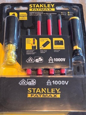 STANLEY FatMax 4pc 1000v Insolated Screwdriver Set