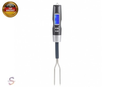 Pilipane Braten und Grillgabel mit Thermometer, Thermometer Kochen,