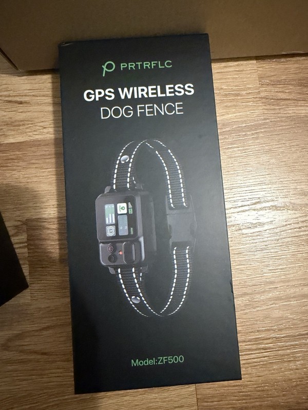 PRTRFLC GPS Wireless Dog Fence Collar Slightly Used In Box