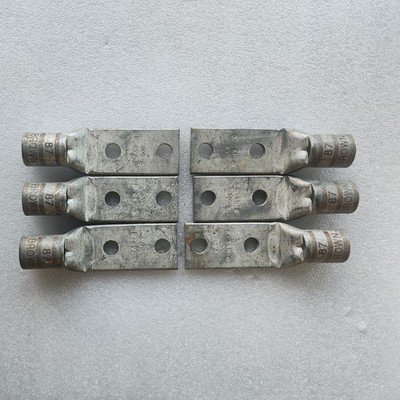 LOT OF (6) NEW OLD STOCK! 1/2 X 1-3/4 SPACING TWO HOLE  LUG T&B500