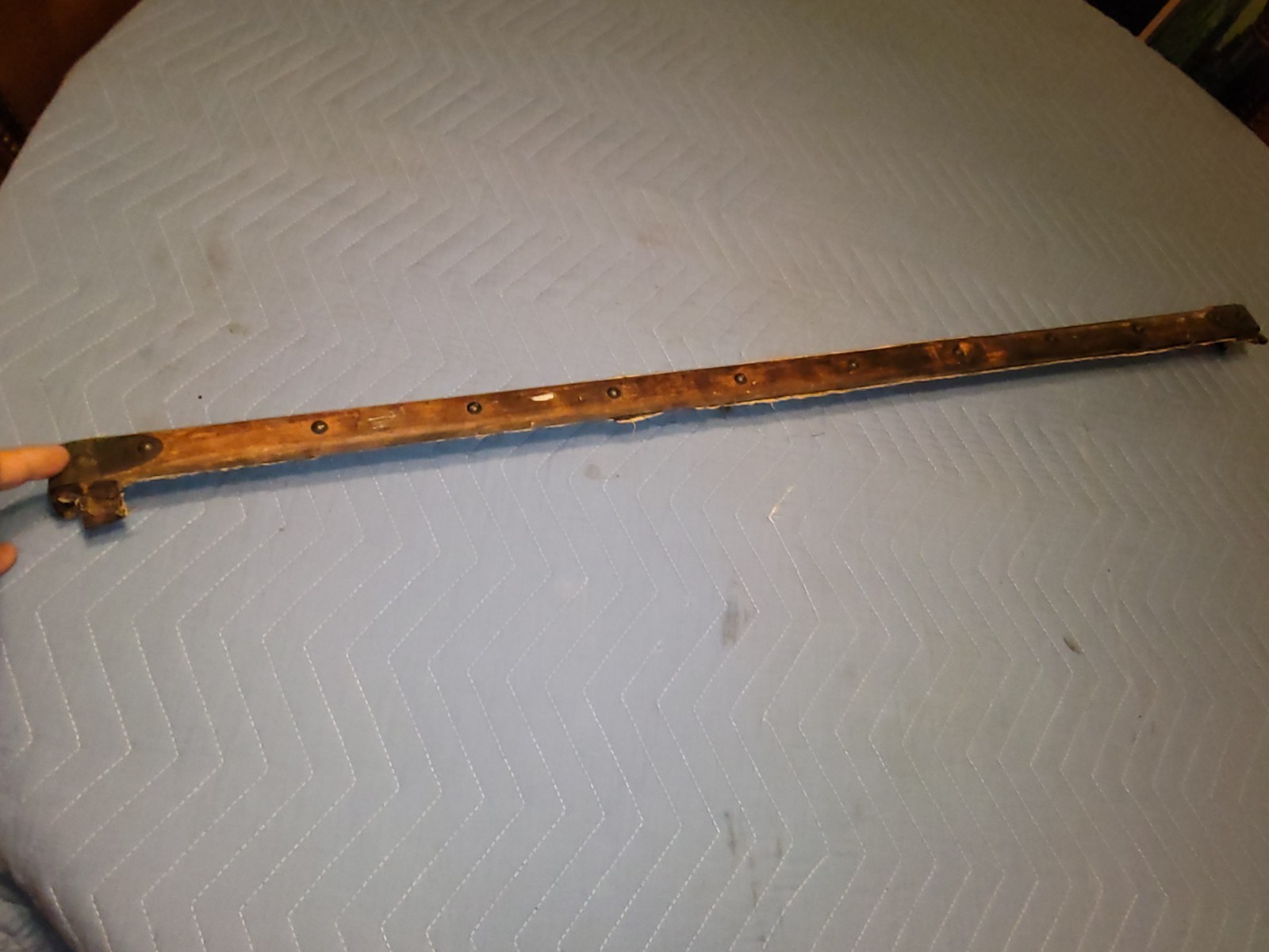 WOOD SLAT for c.1900 Au Depart & Louis Vuitton 39.75" French Steamer Trunk  #1