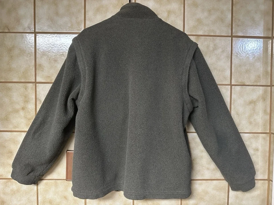 Chaqueta polar Beretta Gallery convertible Polartec para hombre, verde talla mediana M Foto 2 de 4