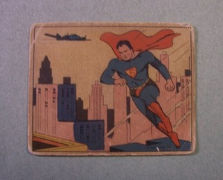 1940 SUPERMAN (R145) GUM INC. CARD NUMBER 1 SUPERMAN (ROOKIE CARD)