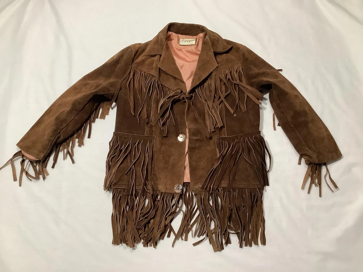 Suede Fringe Jacket In Vintage Outerwear Coats & Jackets For Women