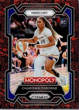 2024 Panini Prizm Monopoly WNBA #20 Charisma Osborne Red Classic Icon