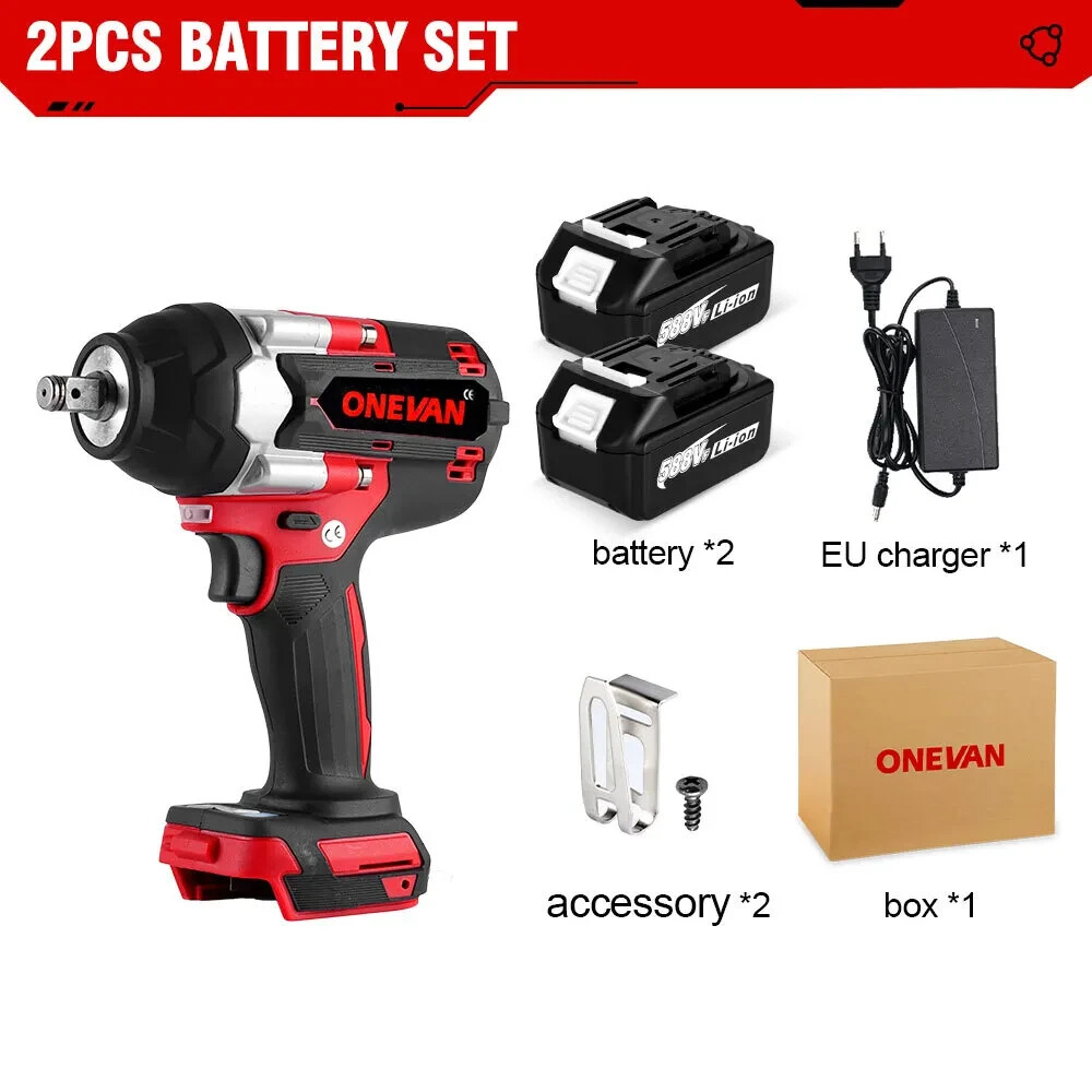 Avvitatori a Impulsi 1800nm Avvitatore a Impulsi a Batteria Al Litio Elettrico - Miniatura 7