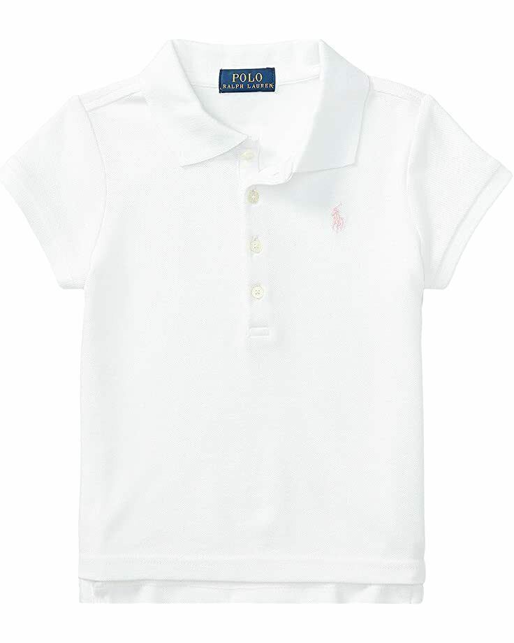 Polo Ralph Lauren Girls Polo Shirt Short Sleeve White With Polo Ralph Lauren Girls Polo Shirt Short Sleeve White With