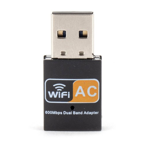 600mbps 2.4GHz+5GHz Dual Band USB Wifi Adapter Wireless Network Card Wireless a - Photo 3/4