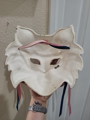 ABOUT FACE CATALINA Clay Ceramic Art Fantasy Mardi Gras Decorative Mask VINTAGE - Picture 9 of 12