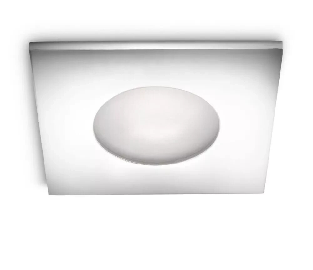 Philips MyBathroom Thermal Recessed Spotlight Chrome - Includes 1 x 35WGU10 Bulb