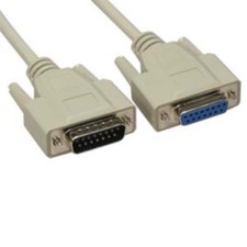 Lot25 10ft Joystick/Midi/Game Port DB15pin Male Female Extension Cable/Cord/Wire