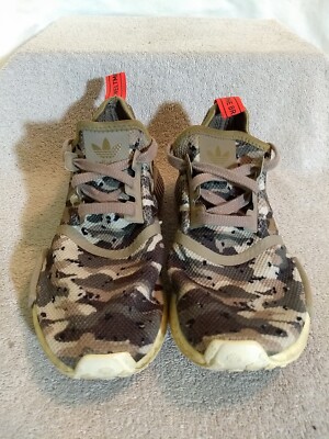 Adidas Mens NMD_R1 J 'Clear Brown Camo' (G27948), Size: 6.5