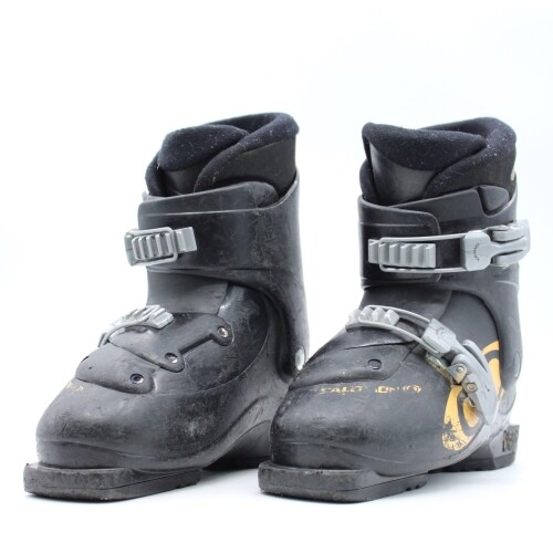 Scarponi da sci bambino Salomon Performa T2 taglia 1 Mondo 19 usati