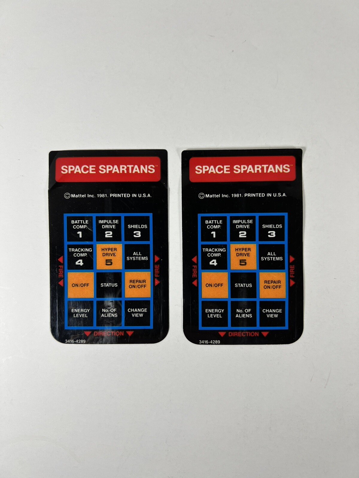 Space Spartans Mattel INTELLIVISION 1982 Voice Synthesis Cartridge Complete
