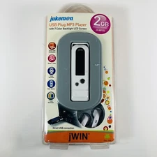 jWIN jukem@n USB Plug MP3 PLAYER/VOICE RECORDER 2GB (White) Model JX-MP102