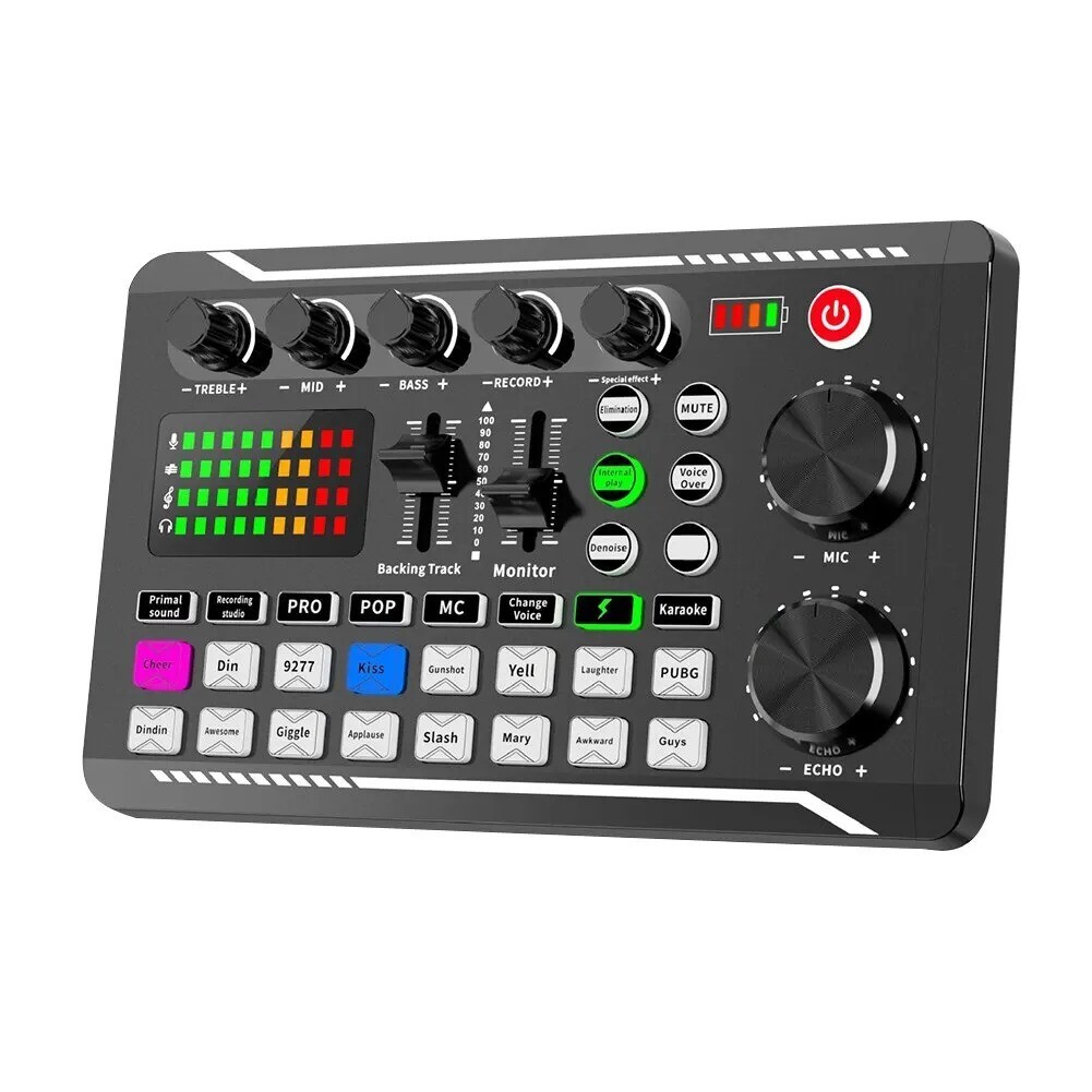 Table de mixage F998 pour éliminer l'écho et réussir ses enregistrements audio - 4