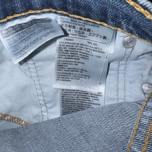 LEVI'S 514 Jeans SLIM STRAIGHT Leg MEN'S SIZE 34x29 Medium Wash - Picture 13 of 17