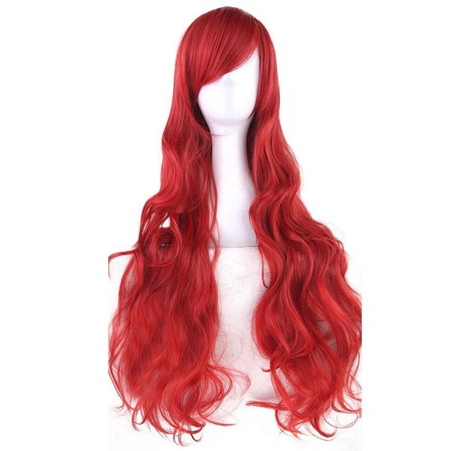 Ladies Cosplay Fashion Long Hair Anime Full Wavy Party Synthetic Wig - 80cm - Picture 42 of 58