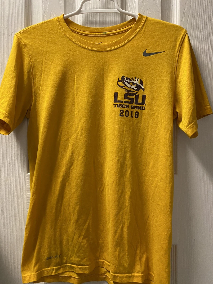 Lsu nike dri fit best sale shirt