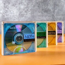Full Set Victor (JVC) Crystal Colors Mini Discs, 74 Minutes Each w/ Slip Cases