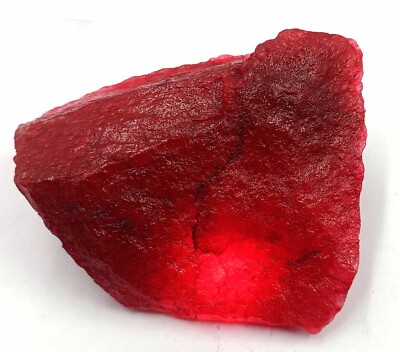 DYED 1500-1600 Ct Natural Red Ruby -mined EGL Color Enhanced Rough Gemstone R