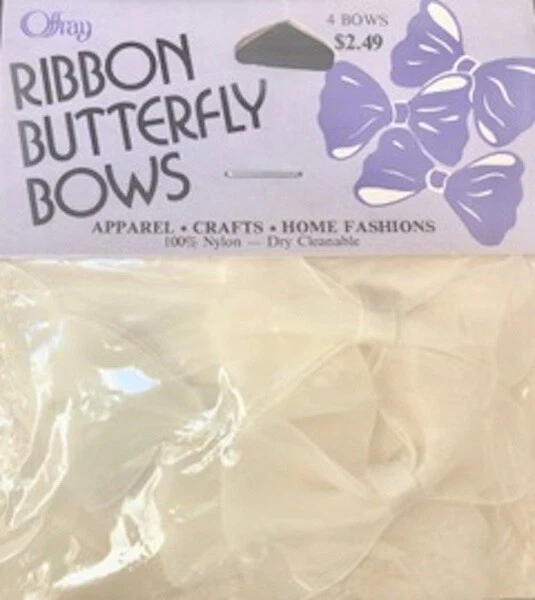 Винтажные ленточные банты-бабочки. Около 1950-х гг. Пять упаковок - Изображение 2 из 3