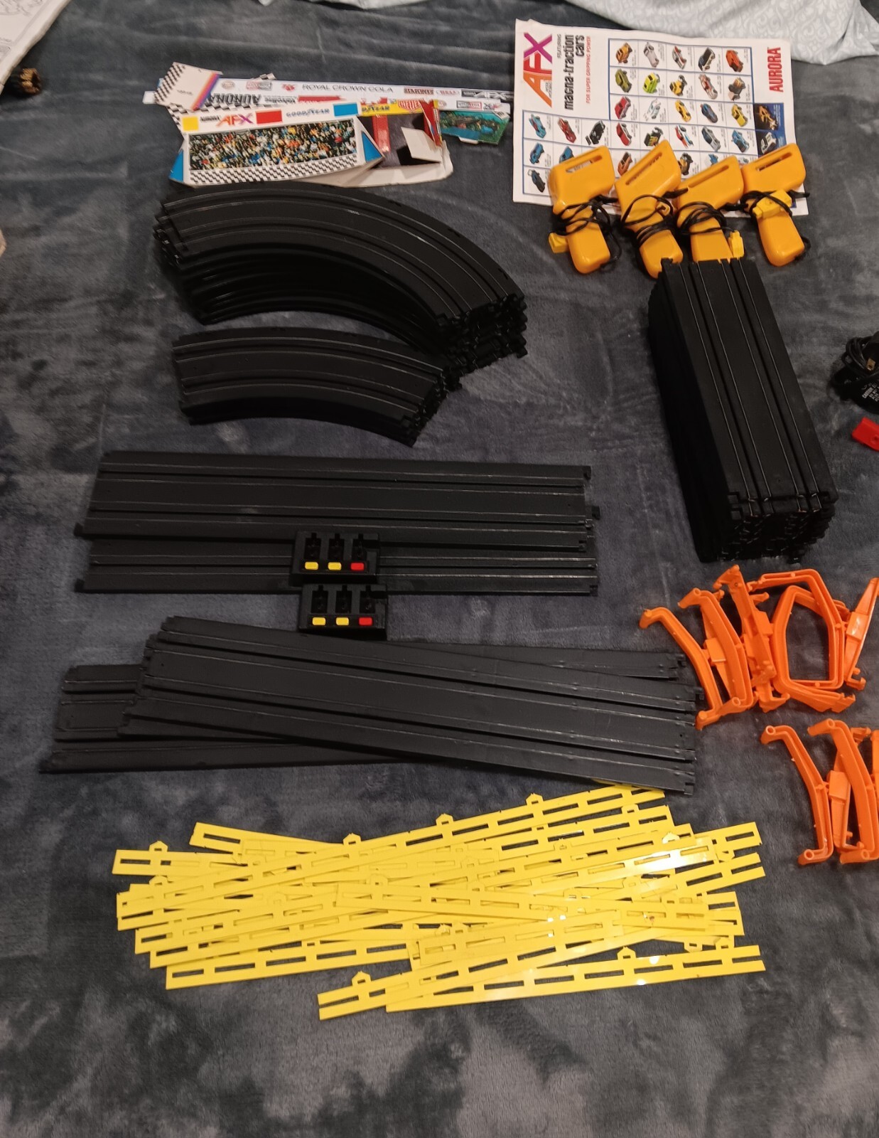 vintage electric slot car race track set eBay