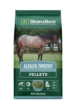 40 lb Premium Alfalfa/Timothy Hay Pellets Healthy Diet  for Horse Nutrition