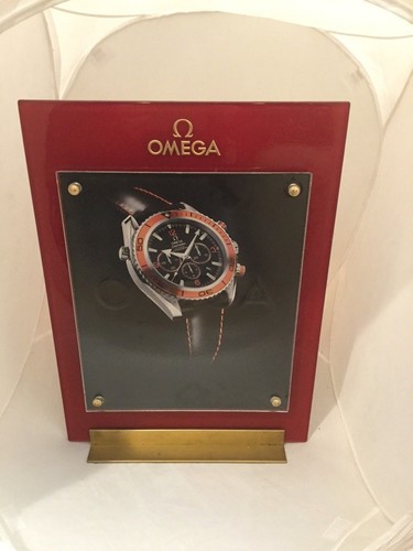 OMEGA WATCH Display Plaque Window 