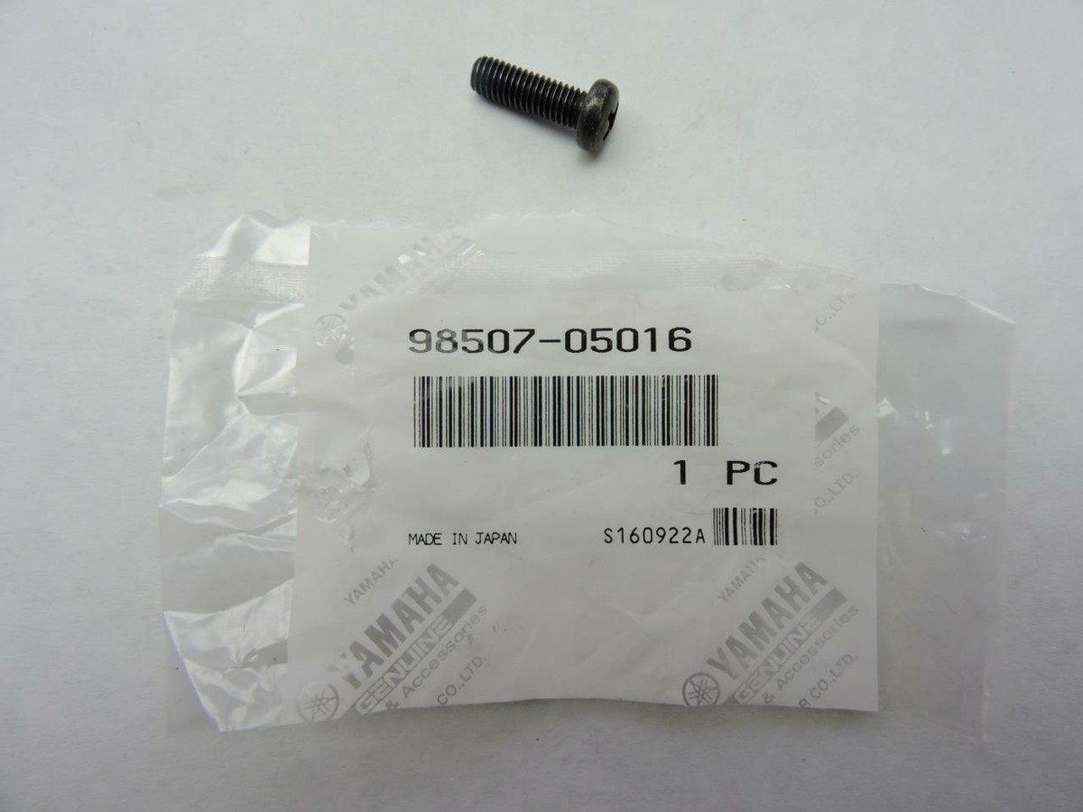 98507-05016 NOS Yamaha Screw, Pan Head FJR1300R FZ600SS