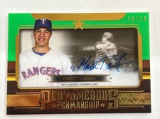 Mark Teixeira Auto Penmanship 10/10 PP-MT Topps Five Star Baseball 2023 Rangers