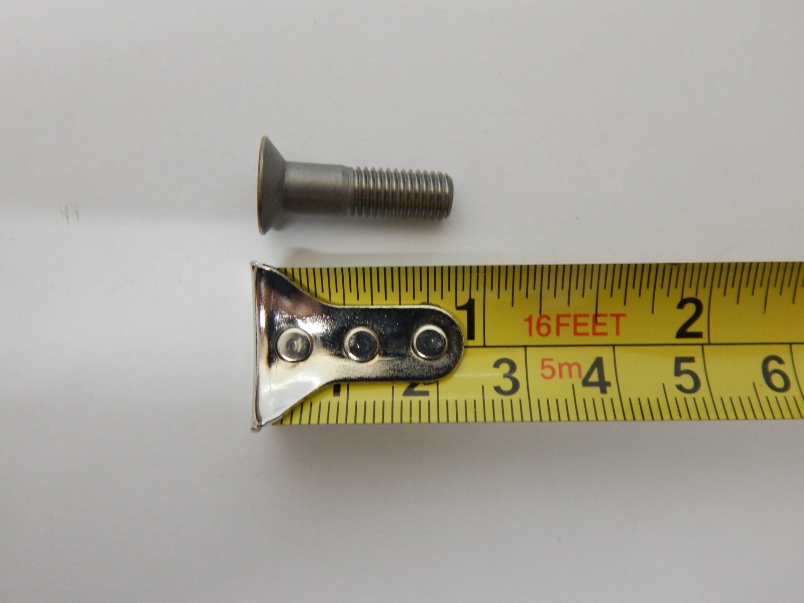 10 x CSK Iron Alloy Aircraft Bolts, 1/4" UNF, 0.9" Fastener, NAS560H4