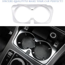 For Benz GLC 2016-2022 Matte Silver Center Console Water Cup Holder Panel Trim