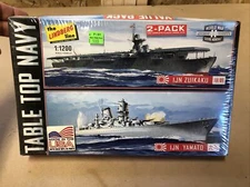 Lindberg HL424/12 1/1200 scale IJN Yamato & Zuikaku Tabletop Navy model kit