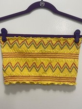 Forever 21 Multi Colored Stretch Tube Top Size S Excellent Condition