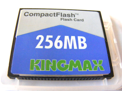 256MB Compact Flash Card ( 256 MB CF Karte ) KINGMAX gebraucht